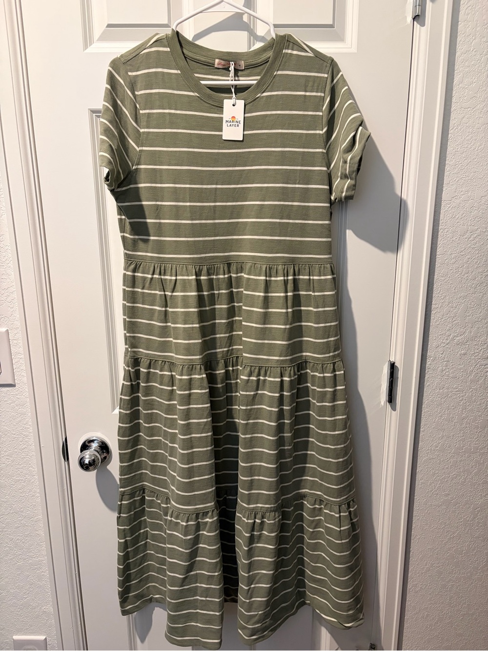 Marine Layer Luxe Sueded Midi Dress - medium - new! - Picture 4 of 7